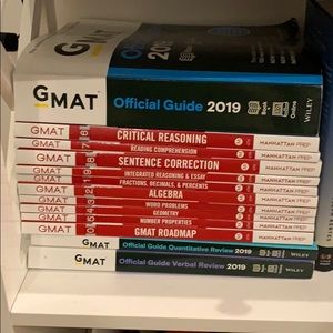 GMAT 2 Complete Prep Sets (Manhattan & Wiley 2019)